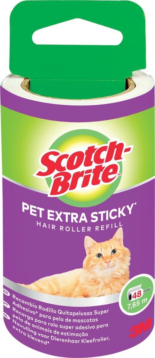 Scotch-Brite Rouleau adhésif pour vêtements Scotch-Brite Pet 1 pièce, 48  feuilles