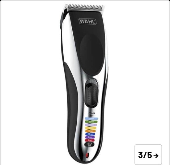 Wahl tondeuse color pro chrome edition combo. plus Wahl trimmer. Draadloos  Wahl... | bol.com