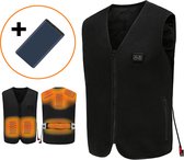 KIMO DIRECT Verwarmde Bodywarmer met 10.000 mAh Powerbank - Massage Vest - One Size Fits All - Unisex