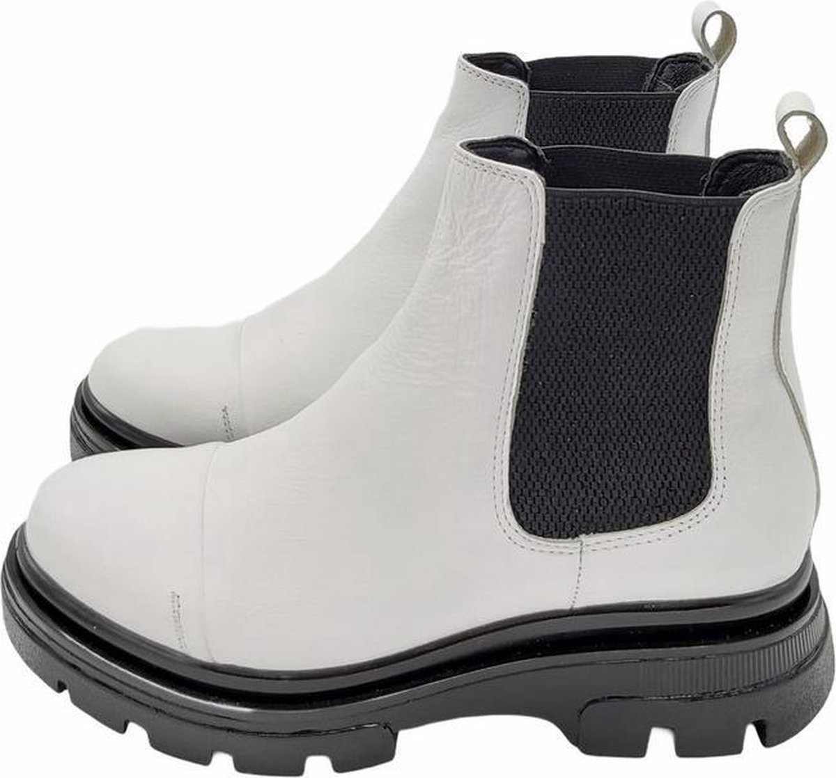 La Pèra Leren witte Chelsea laarzen Chelsea Boots Cassido wit - Maat 39 |  bol.com