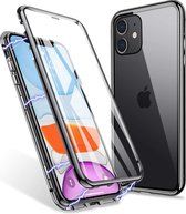 Apple iPhone 12 360 Backcover - Transparant Gehard Glas - Voor en achterkant