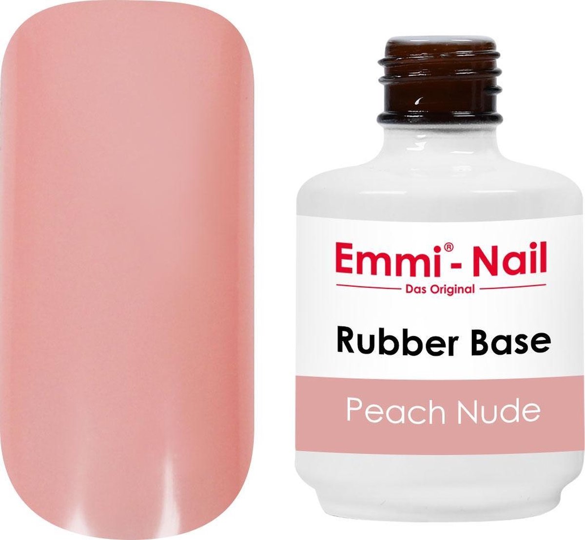 Emmi-Nail Rubber Base Peach Nude, 15 ml