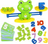 Educatief Speelgoed - Frog Balance - Monkey Balance - Educatief Speelgoed voor Kinderen Vanaf 3 Jaar - Speelgoed voor jongens en Meisjes - Interactief speelgoed - Leer Wiskunde en Rekenen - Leren Rekenen - Leren Tellen - 64 Stuks