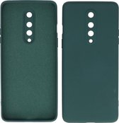 Bestcases 2.0mm Dikke Fashion Telefoonhoesje Backcover - Siliconen Hoesje - OnePlus 8 - Army Green
