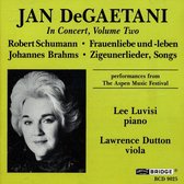 Jan Degaetani In Concert, Volume Tw