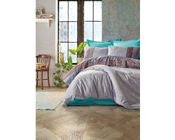 Cotton Box - Ranforce Grijs - Dekbedovertrekset (100% Katoen) - 200X220 CM