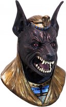 Ghoulish Hoofdmasker Anubis Latex Zwart/goud One-size
