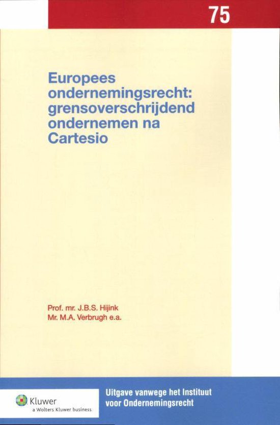 Uitgaven vanwege het Instituut voor Ondernemingsrecht, Rijks ... - cover