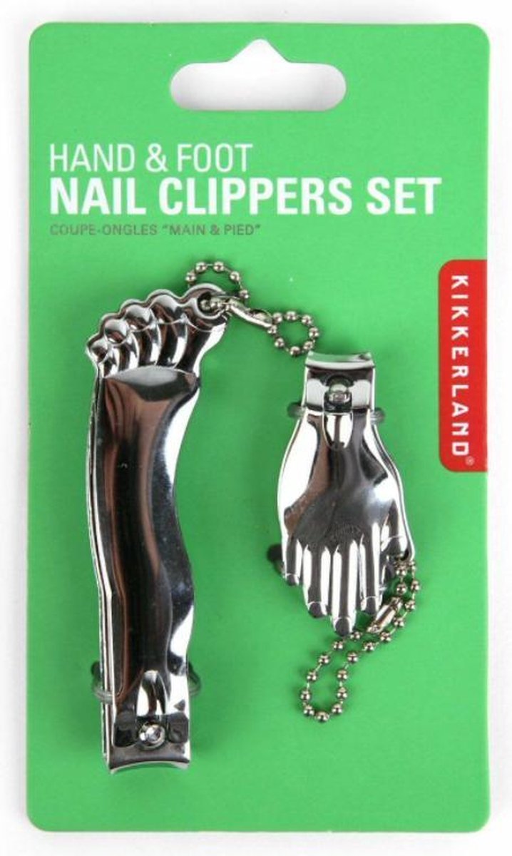 Kikkerland Hand and Foot Nail Clippers Set