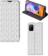 Telefoon Hoesje Geschikt voor Samsung Galaxy A31 Flipcase Stripes Dots