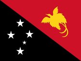 Vlag van Papua New Guinea - Papoeaanse vlag 150x100 cm incl. ophangsysteem