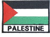 Palestijnse Palestine Vlag Strijk Embleem Patch B 7.4 x L 5.1 cm