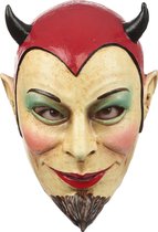 Partychimp Venetiaanse Duivel Devil Volledig Hoofd Masker Halloween voor bij Halloween Kostuum Volwassenen Carnaval - Latex - One size