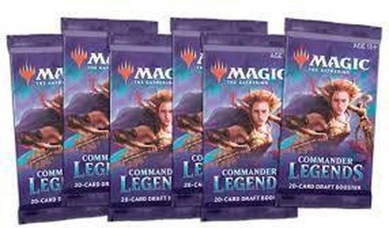 Thumbnail van een extra afbeelding van het spel Magic The Gathering Legends Draft Booster Pack