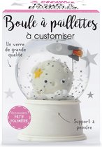 Doe-het-zelf Set - Hobbypakket Decoratie - Maak je eigen Sneeuwbol incl sterretjes