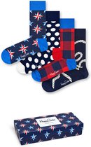 Boîte à cadeaux "Happy Socks Nautical Stars" - Taille 36-40
