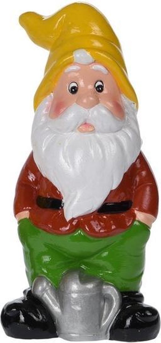Pro Garden Tuinkabouter - Met Gieter - Keramiek - 20 Cm