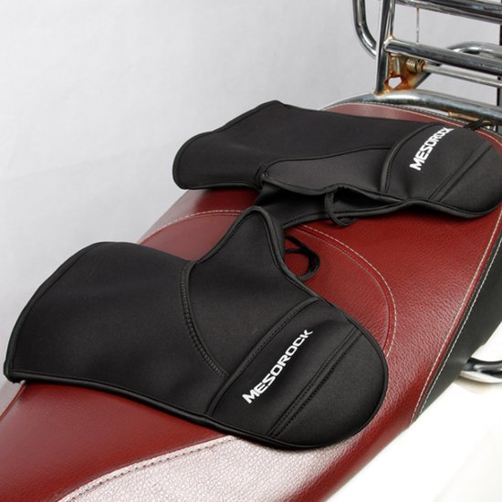 Scooter Handmoffen - Zwart - Handmoffen - Scooter Accesoires - Brommer Handschoenen - Winddicht - Waterdicht - Handmof