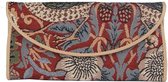 Signare - Portemonnee envelop - Gobelin - Strawberry Thief Red - William Morris