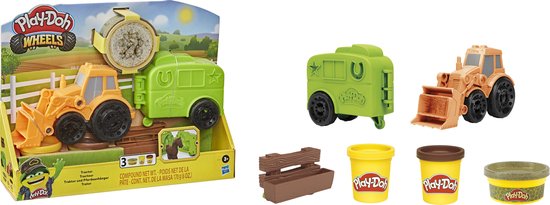 Play-Doh Wheels Tractor - Klei Speelset
