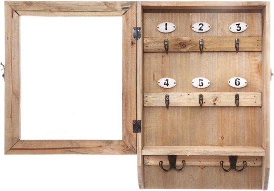 Decopatent® Boîte à clés pour l'intérieur - Boîte à clés en bois pour 10  clés - Porte... | bol