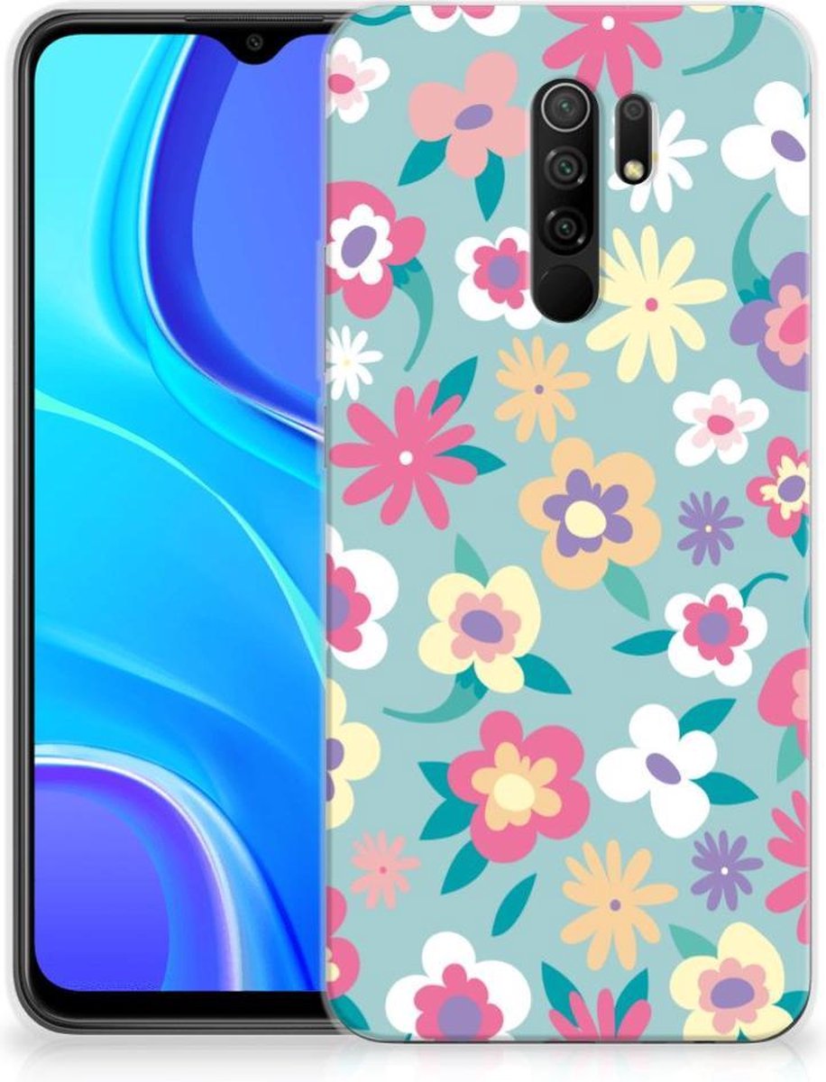 Xiaomi Redmi 9 TPU Case Flower Power