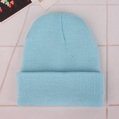 - Modieus - Warme - Muts - Beanie - Fashion - Licht - Blauw -