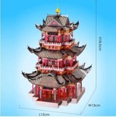 Metalen 3D puzzel - Chinese toren - 430 onderdelen - niveau 5