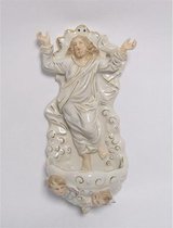 Wijwaterfont - Porseleinen decoratie - Jezus Christus