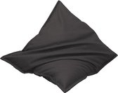 Drop & Sit Leatherlook Zitzak - Zwart - 130 x 150 cm - Voor binnen en buiten