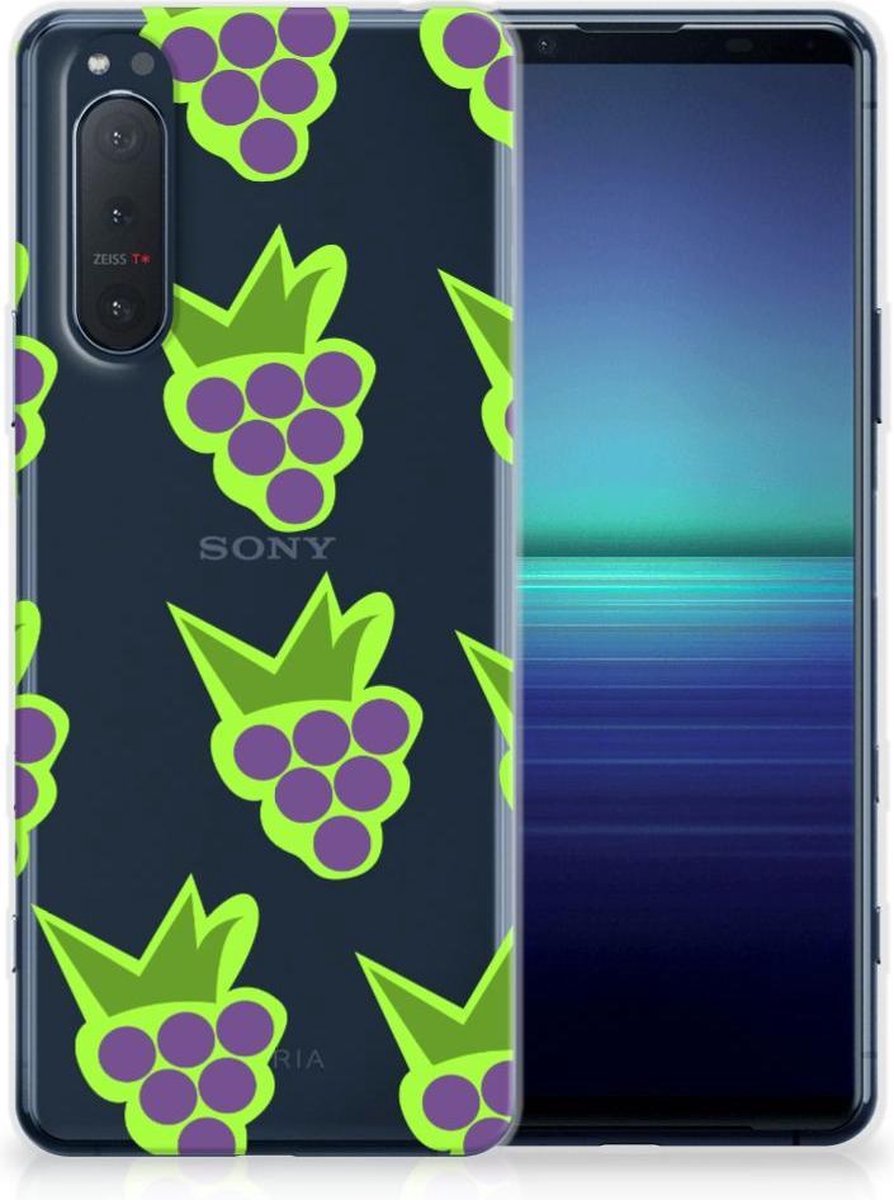 Sony Xperia 5II Siliconen Case Druiven