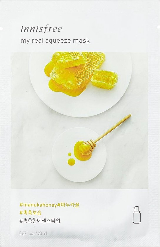 Innisfree My Real Squeeze Mask Manuka Honey Korean Sheet mask