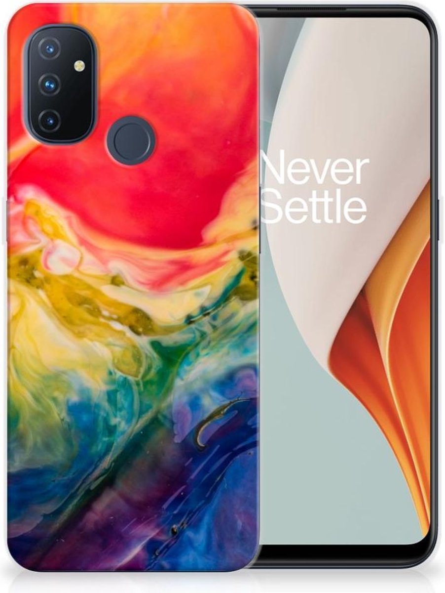 Hoesje maken OnePlus Nord N100 Watercolor Dark