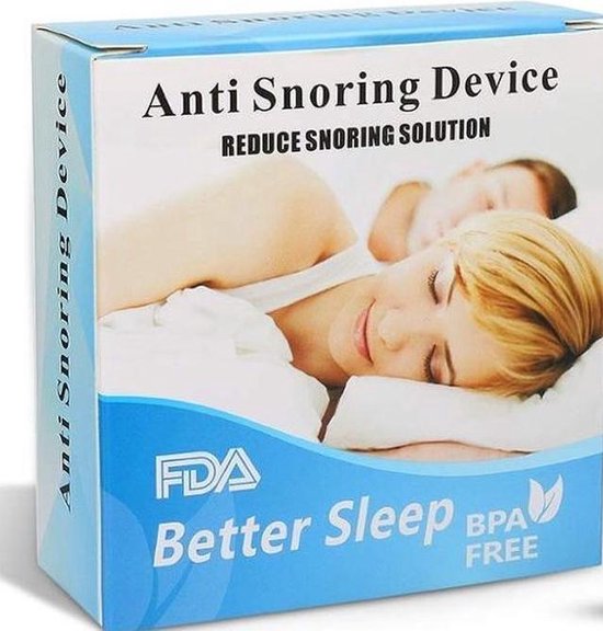 Anti Snoring Device-Pakket-5 Oplossingen in 1 doos-Anti snurk clip-Anti  snurk tong... | bol.com