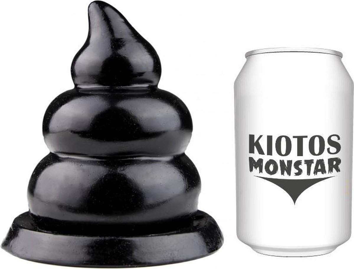 Kiotos Monstar - Bastian - Buttplug - 13.5 x 8 cm - Zwart