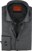 Suitable - Overhemd SF Antraciet - 38 - Heren - Slim-fit