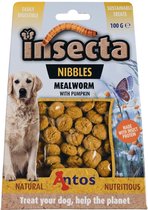 Insecta Nibbles Meelworm & Pompoen Insecten Snacks Hondensnacks Honden Mealworm Pumpkin Glutenvrij