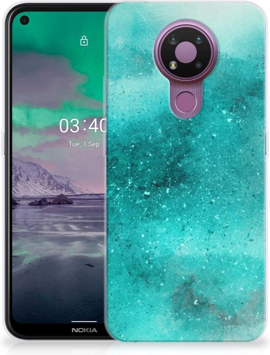 Hoesje maken Nokia 3.4 Painting Blue