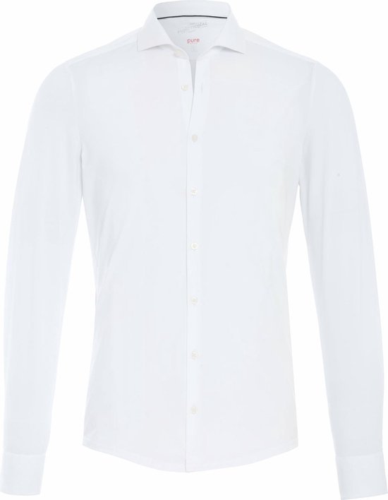 Chemise Pure Homme Wit Polyamide Super Stretch Jersey Slim Fit - 38