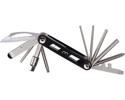 BBB Cycling MaxiFold M Fietsgereedschap - Gereedschapset met Bandenlichters - Fiets minitools - 13 verschillende functies - BTL-141M