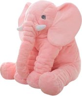 Roze olifant - grote zachte pluche knuffel - baby en kind - kraamcadeau - meisje - babyshower kraamkado - knuffelvriend om te slapen-knuffelbeer-olifant-giraf-unicorn