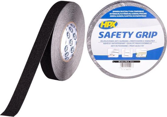 Anti-slip tape - zwart 50mm x 5m - HPX