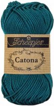 Scheepjes Catona- 401 Dark Teal 10x50gr