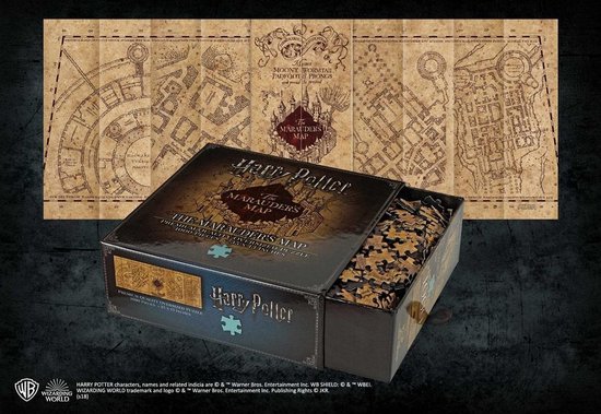 Harry Potter Puzzel - Legpuzzel - The Marauder's Map - 1.000 stukjes - The Noble Collection