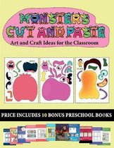 Art and Craft Ideas for the Classroom (20 full-color kindergarten cut and paste activity sheets - Monsters)