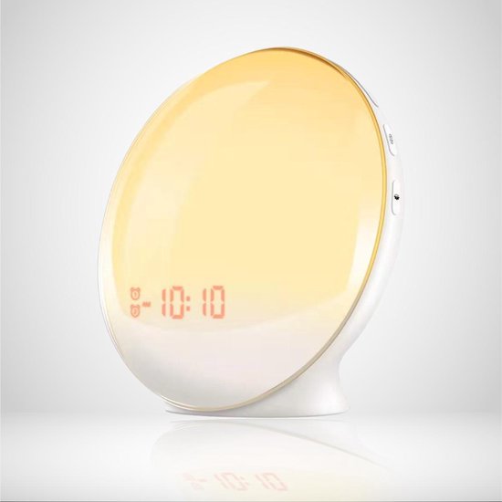 Nuvoo Wake-Up Light – Sleep Light - USB aansluiting - Radio - Wekker