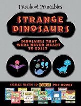 Preschool Printables (Strange Dinosaurs - Cut and Paste)