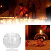 Waxinelicht houder | Theelicht brander | Geur brander | Olie brander | Waxmelts brander | 8 cm diameter | Glas | Huis Decoratie