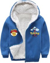 Pokémon vest blauw - kinderjas - jongens - meisjes - jas - jasje