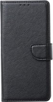 MM&A PU Lederen Wallet Book Case Hoesje voor Samsung Galaxy M21 - Portemonnee – Met Stand – Kaarthouder – Pasjes Houder – Magneet Sluiting – Bookcase – Zwart